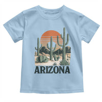 Arizona Desert Sunset Toddler T Shirt Vintage Cactus Grand Canyon State Gift - Wonder Print Shop