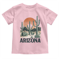 Arizona Desert Sunset Toddler T Shirt Vintage Cactus Grand Canyon State Gift - Wonder Print Shop