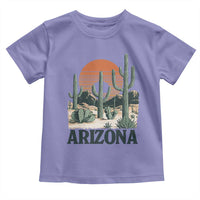 Arizona Desert Sunset Toddler T Shirt Vintage Cactus Grand Canyon State Gift - Wonder Print Shop