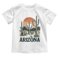 Arizona Desert Sunset Toddler T Shirt Vintage Cactus Grand Canyon State Gift - Wonder Print Shop