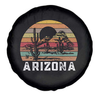 Arizona Spare Tire Cover Retro Desert Landscape Cactus Lover Gift - Wonder Print Shop