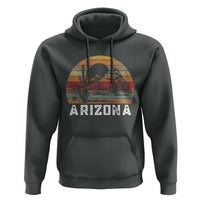 Arizona Hoodie Retro Desert Landscape Cactus Lover Gift - Wonder Print Shop