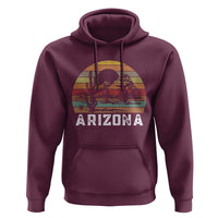 Arizona Hoodie Retro Desert Landscape Cactus Lover Gift - Wonder Print Shop