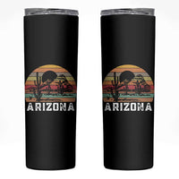 Arizona Skinny Tumbler Retro Desert Landscape Cactus Lover Gift - Wonder Print Shop