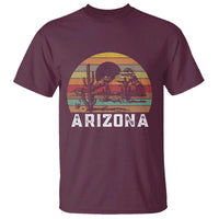 Arizona T Shirt Retro Desert Landscape Cactus Lover Gift - Wonder Print Shop