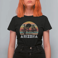 Arizona T Shirt For Women Retro Desert Landscape Cactus Lover Gift - Wonder Print Shop