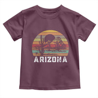 Arizona Toddler T Shirt Retro Desert Landscape Cactus Lover Gift - Wonder Print Shop