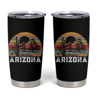 Arizona Tumbler Cup Retro Desert Landscape Cactus Lover Gift - Wonder Print Shop
