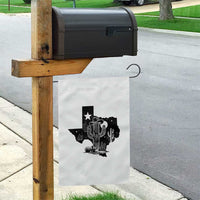 Western Pride Gift Garden Flag Cactus Texas Map With Cowboy Hat - Wonder Print Shop