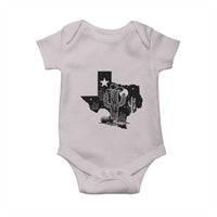 Western Pride Gift Baby Onesie Cactus Texas Map With Cowboy Hat - Wonder Print Shop