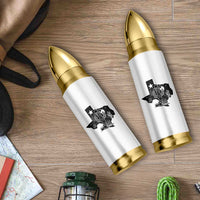 Western Pride Gift Bullet Tumbler Cactus Texas Map With Cowboy Hat - Wonder Print Shop