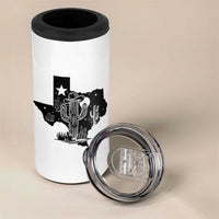 Western Pride Gift 4 in 1 Can Cooler Tumbler Cactus Texas Map With Cowboy Hat - Wonder Print Shop