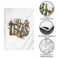 Texas Cowboy And Cowgirl Garden Flag Vintage Cactus Gift Idea - Wonder Print Shop