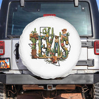 Texas Cowboy And Cowgirl Spare Tire Cover Vintage Cactus Gift Idea - Wonder Print Shop