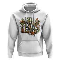 Texas Cowboy And Cowgirl Hoodie Vintage Cactus Gift Idea - Wonder Print Shop