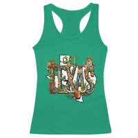 Texas Cowboy And Cowgirl Racerback Tank Top Vintage Cactus Gift Idea - Wonder Print Shop