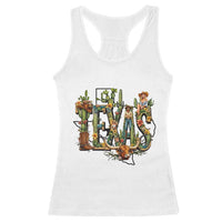 Texas Cowboy And Cowgirl Racerback Tank Top Vintage Cactus Gift Idea - Wonder Print Shop