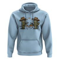 Funny Lone Star Cactus Cowboy Gunfight Gift Hoodie - Wonder Print Shop