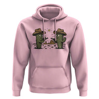 Funny Lone Star Cactus Cowboy Gunfight Gift Hoodie - Wonder Print Shop