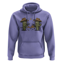 Funny Lone Star Cactus Cowboy Gunfight Gift Hoodie - Wonder Print Shop