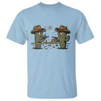 Funny Lone Star Cactus Cowboy Gunfight Gift T Shirt - Wonder Print Shop