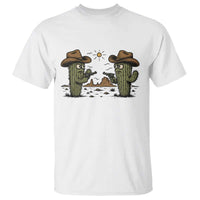 Funny Lone Star Cactus Cowboy Gunfight Gift T Shirt - Wonder Print Shop