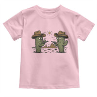 Funny Lone Star Cactus Cowboy Gunfight Gift Toddler T Shirt - Wonder Print Shop