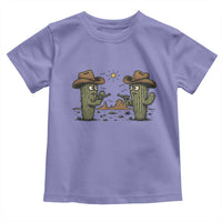 Funny Lone Star Cactus Cowboy Gunfight Gift Toddler T Shirt - Wonder Print Shop