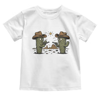Funny Lone Star Cactus Cowboy Gunfight Gift Toddler T Shirt - Wonder Print Shop
