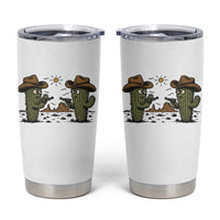 Funny Lone Star Cactus Cowboy Gunfight Gift Tumbler Cup - Wonder Print Shop