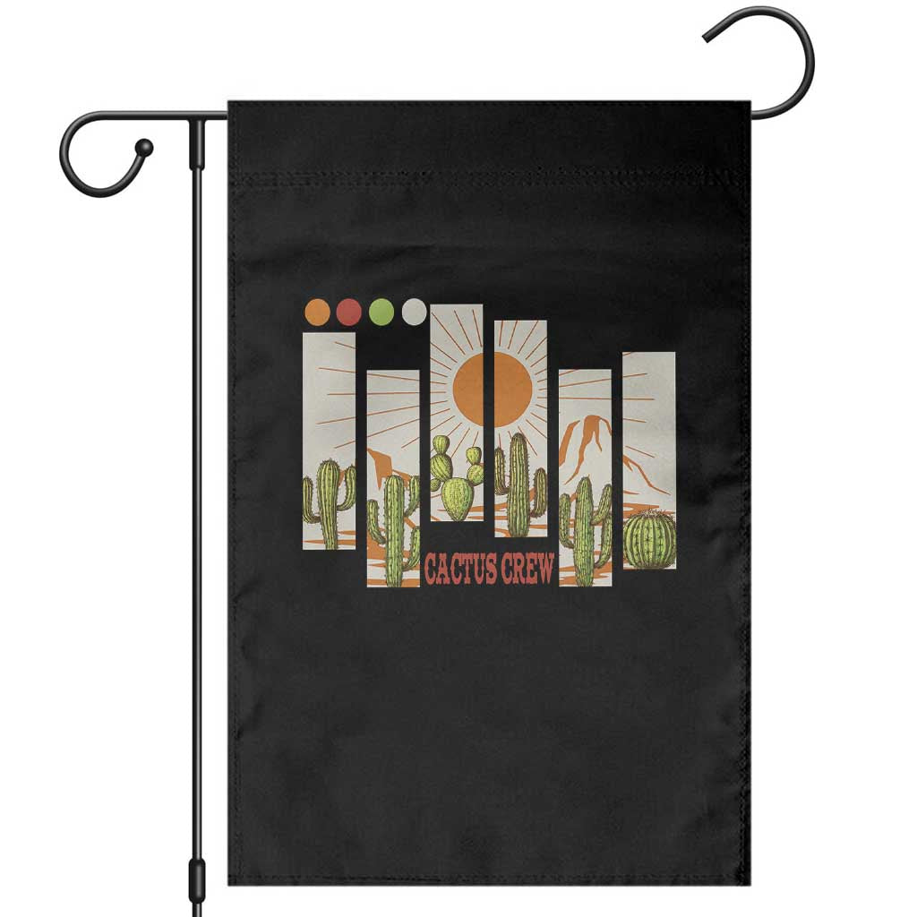 Succulent Plant Lover Gift Garden Flag Cactus Crew - Wonder Print Shop