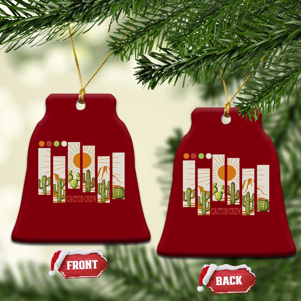 Succulent Plant Lover Gift Ceramic Ornament Cactus Crew - Wonder Print Shop