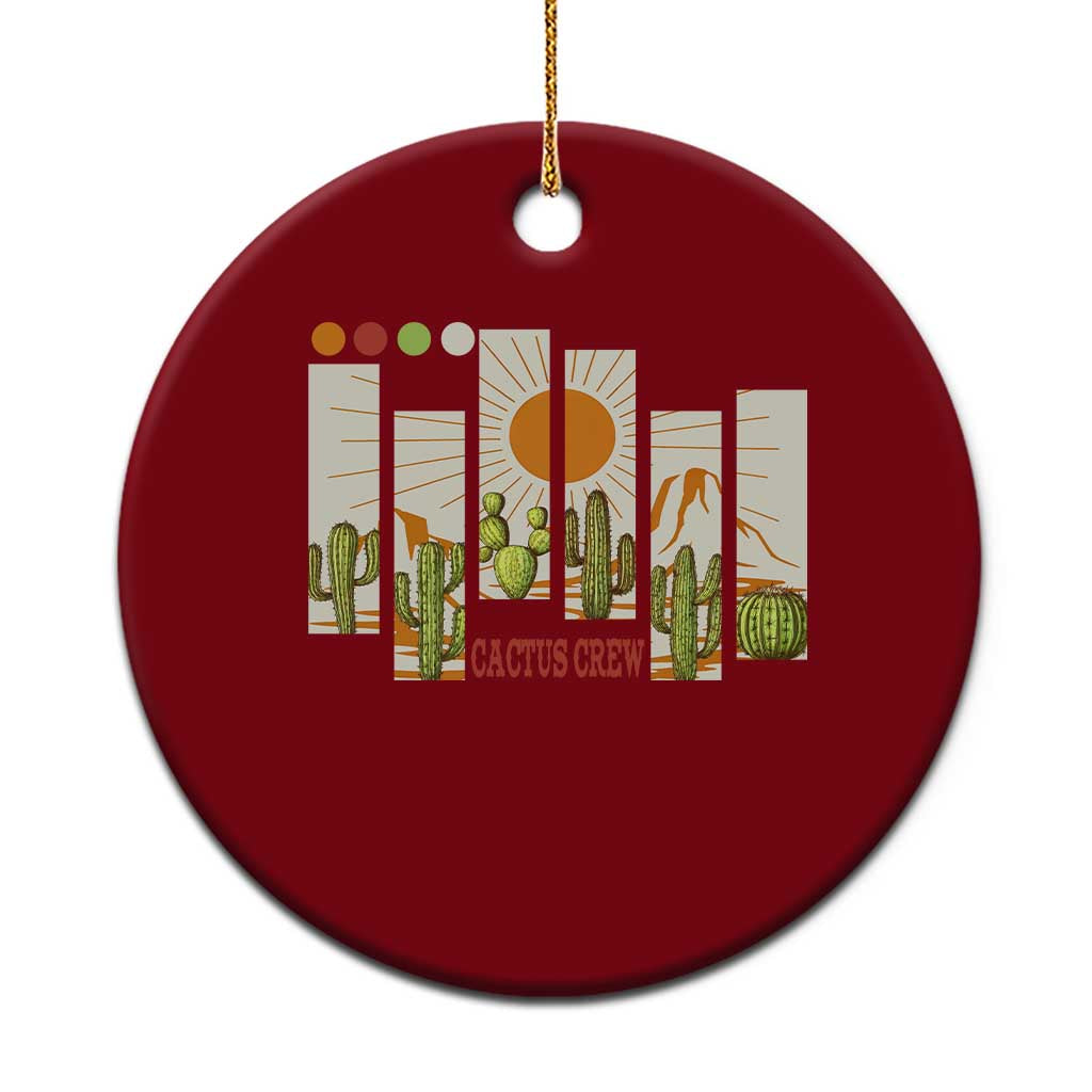 Succulent Plant Lover Gift Ceramic Ornament Cactus Crew - Wonder Print Shop