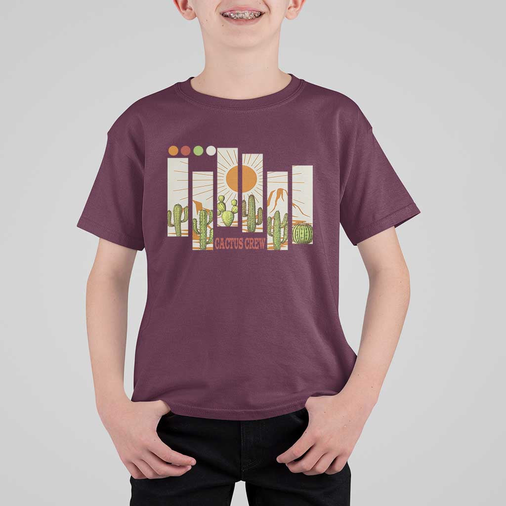 Succulent Plant Lover Gift T Shirt For Kid Cactus Crew - Wonder Print Shop