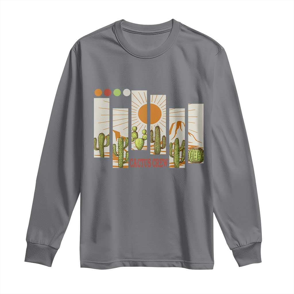 Succulent Plant Lover Gift Long Sleeve Shirt Cactus Crew - Wonder Print Shop