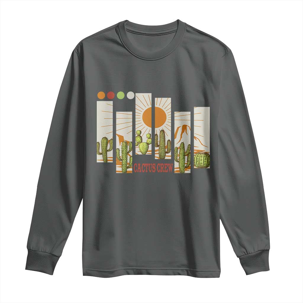 Succulent Plant Lover Gift Long Sleeve Shirt Cactus Crew - Wonder Print Shop
