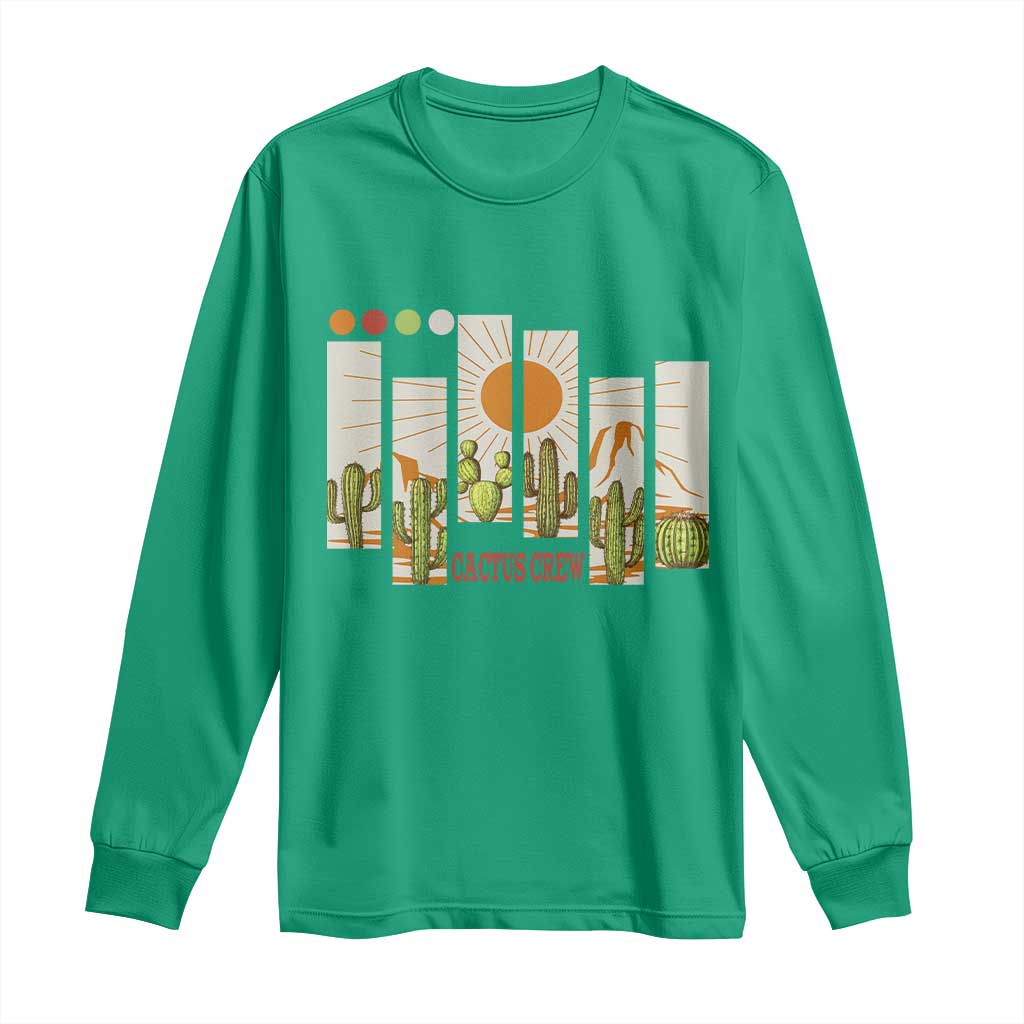 Succulent Plant Lover Gift Long Sleeve Shirt Cactus Crew - Wonder Print Shop
