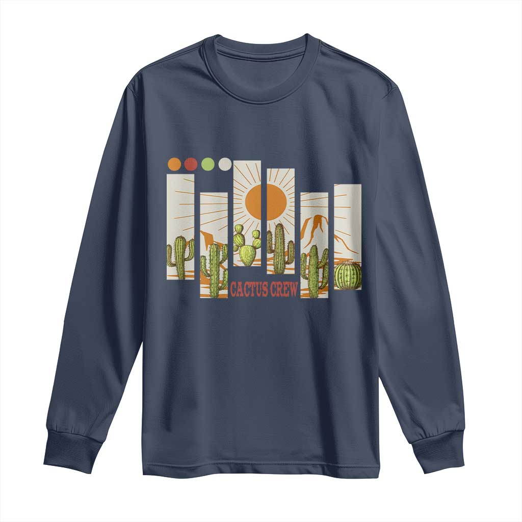 Succulent Plant Lover Gift Long Sleeve Shirt Cactus Crew - Wonder Print Shop