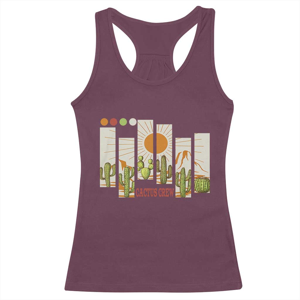 Succulent Plant Lover Gift Racerback Tank Top Cactus Crew - Wonder Print Shop
