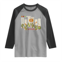 Succulent Plant Lover Gift Raglan Shirt Cactus Crew - Wonder Print Shop