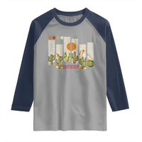 Succulent Plant Lover Gift Raglan Shirt Cactus Crew - Wonder Print Shop