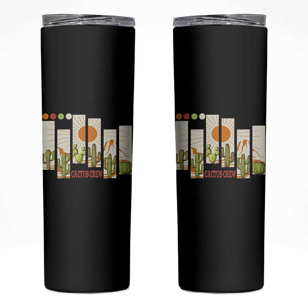 Succulent Plant Lover Gift Skinny Tumbler Cactus Crew - Wonder Print Shop