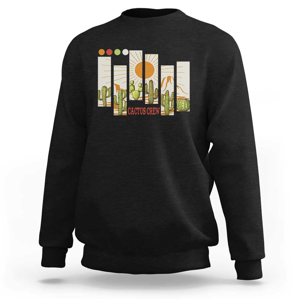 Succulent Plant Lover Gift Sweatshirt Cactus Crew - Wonder Print Shop