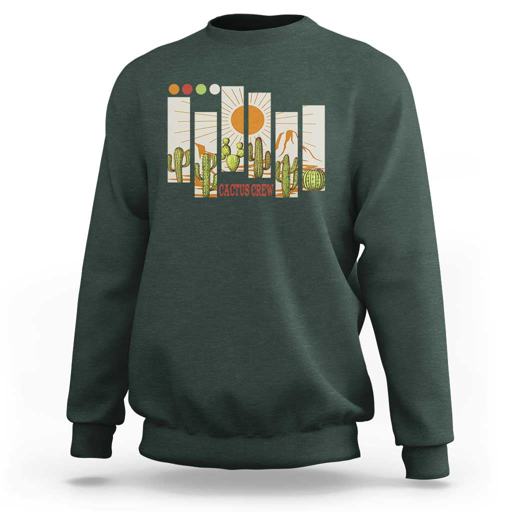 Succulent Plant Lover Gift Sweatshirt Cactus Crew - Wonder Print Shop