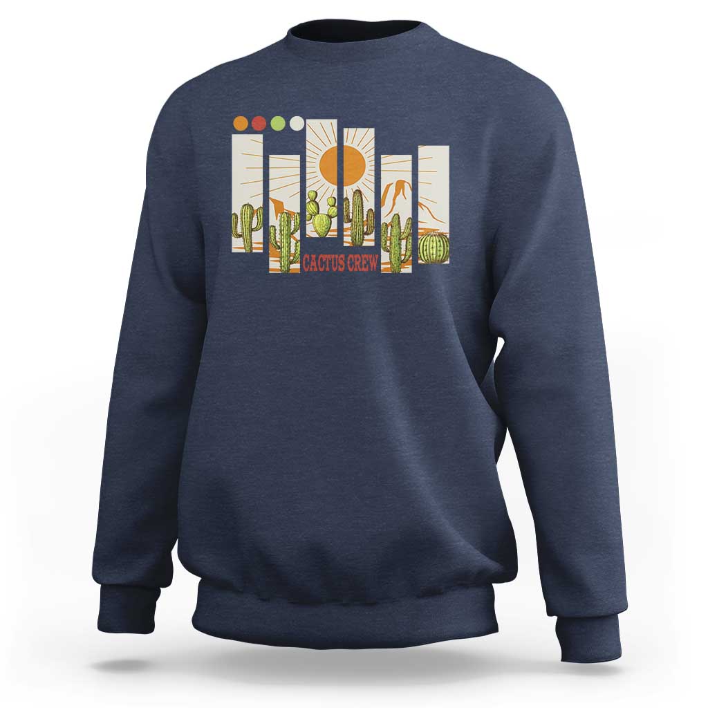 Succulent Plant Lover Gift Sweatshirt Cactus Crew - Wonder Print Shop