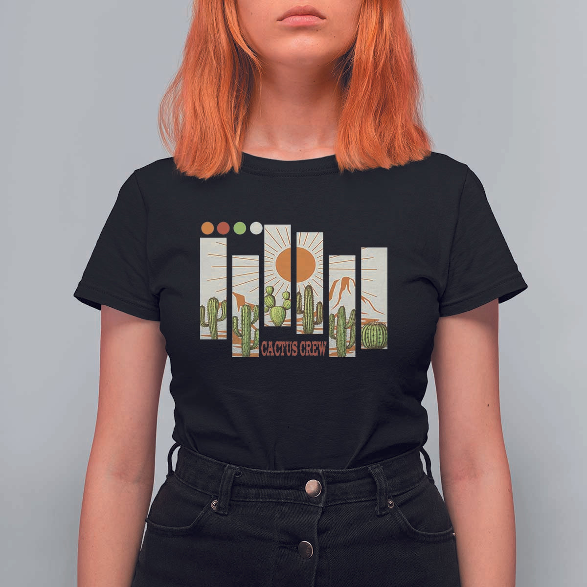 Succulent Plant Lover Gift T Shirt For Women Cactus Crew - Wonder Print Shop