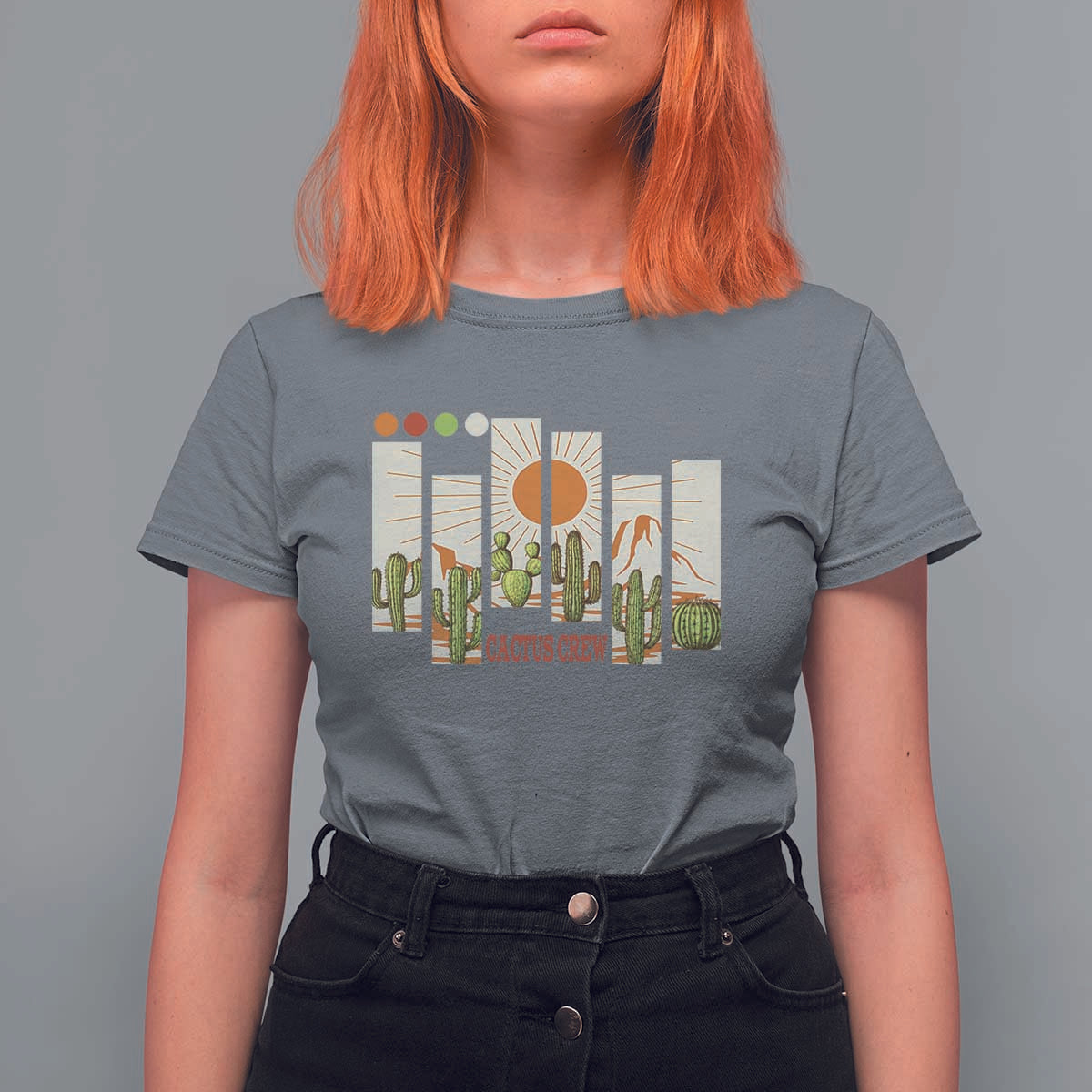 Succulent Plant Lover Gift T Shirt For Women Cactus Crew - Wonder Print Shop