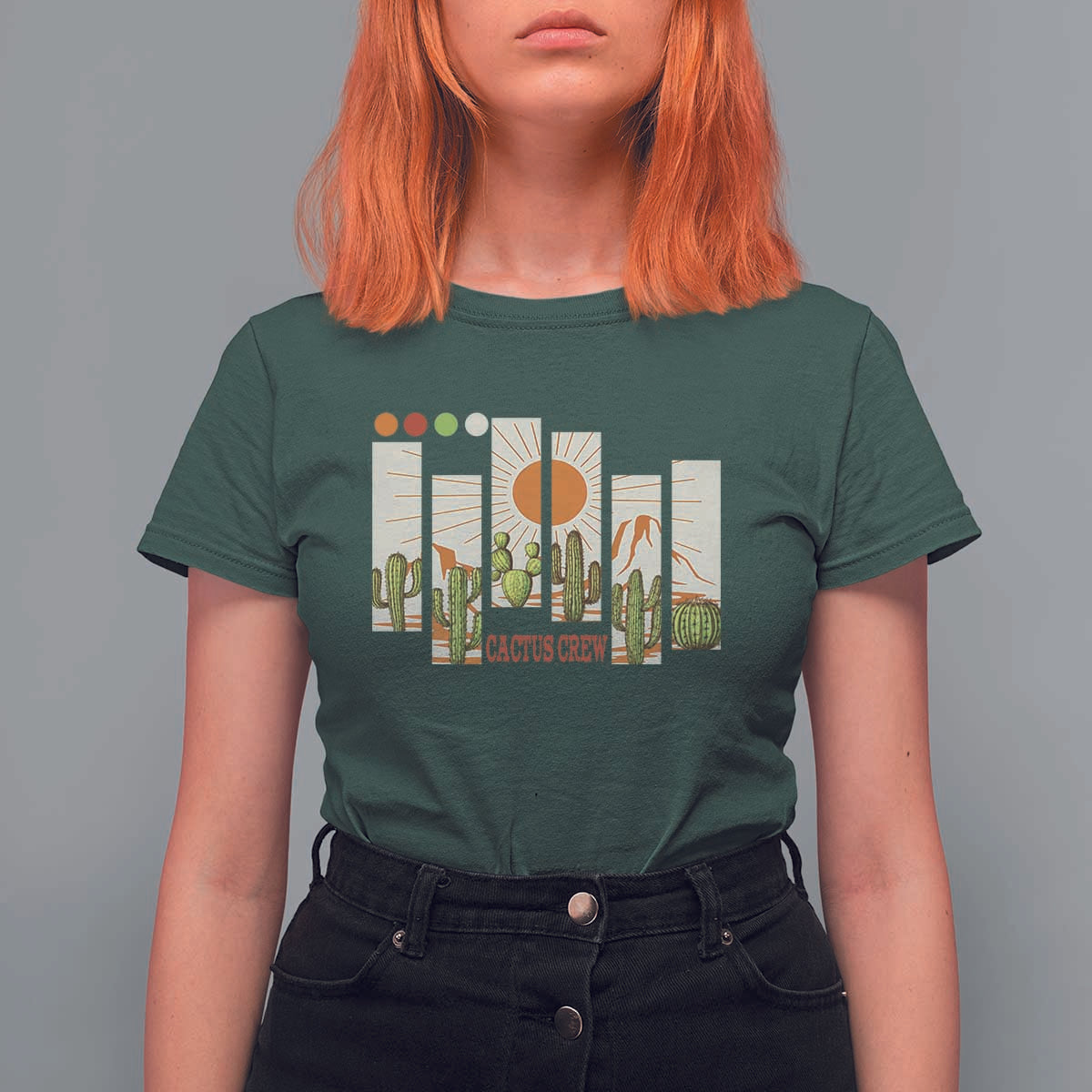 Succulent Plant Lover Gift T Shirt For Women Cactus Crew - Wonder Print Shop