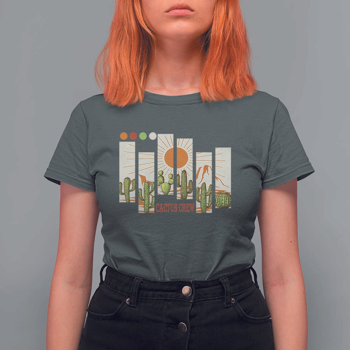 Succulent Plant Lover Gift T Shirt For Women Cactus Crew - Wonder Print Shop