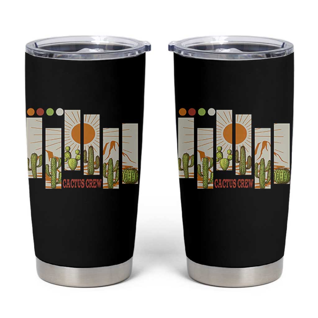 Succulent Plant Lover Gift Tumbler Cup Cactus Crew - Wonder Print Shop